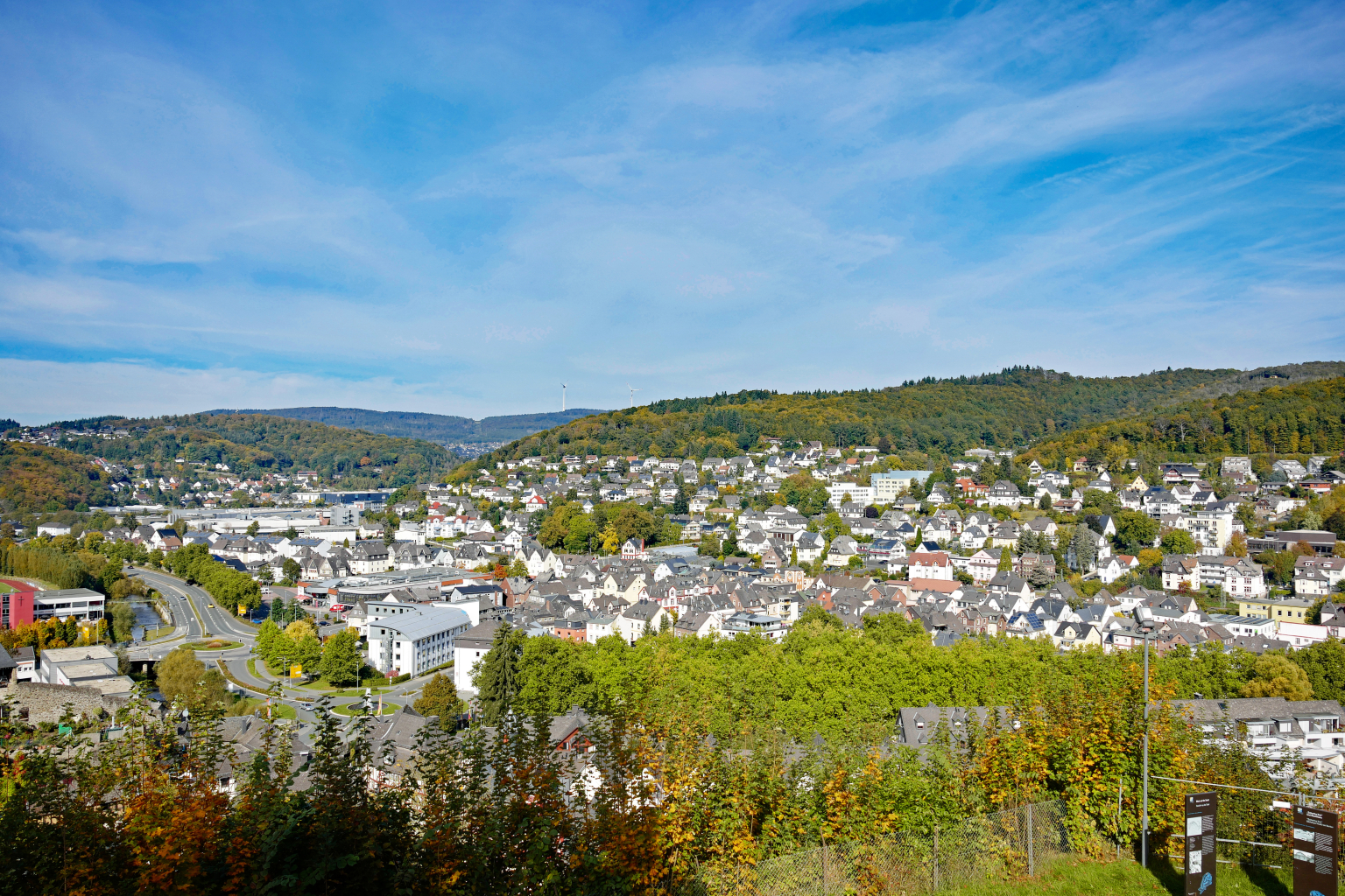Blick über Dillenburg